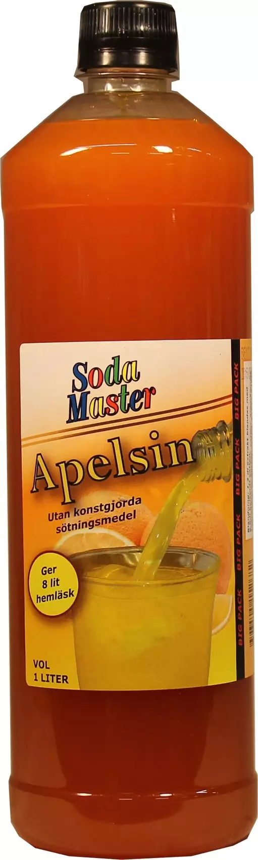 Blanda apelsinläsk med Apelsin läskkoncentrat från Soda Master.