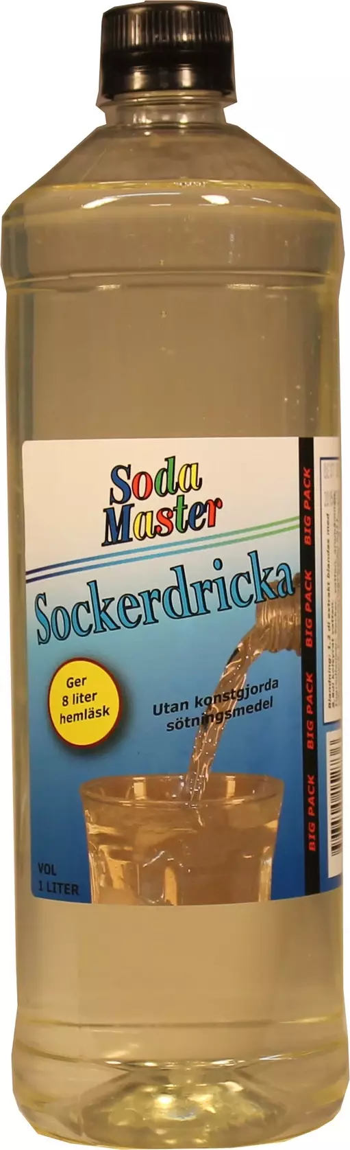 Sockerdricka läskkoncentrat från Soda Master.