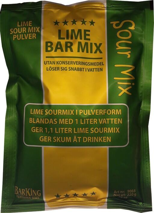 Lime bar mix pulver ger 1 liter färdigblandad lime sour.