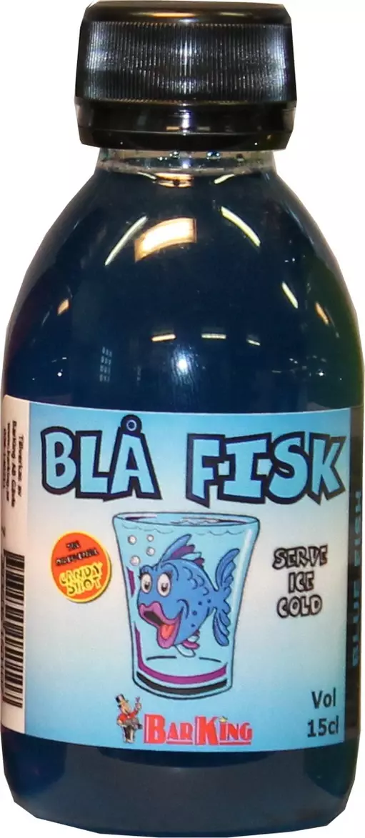 Blå fisk shot