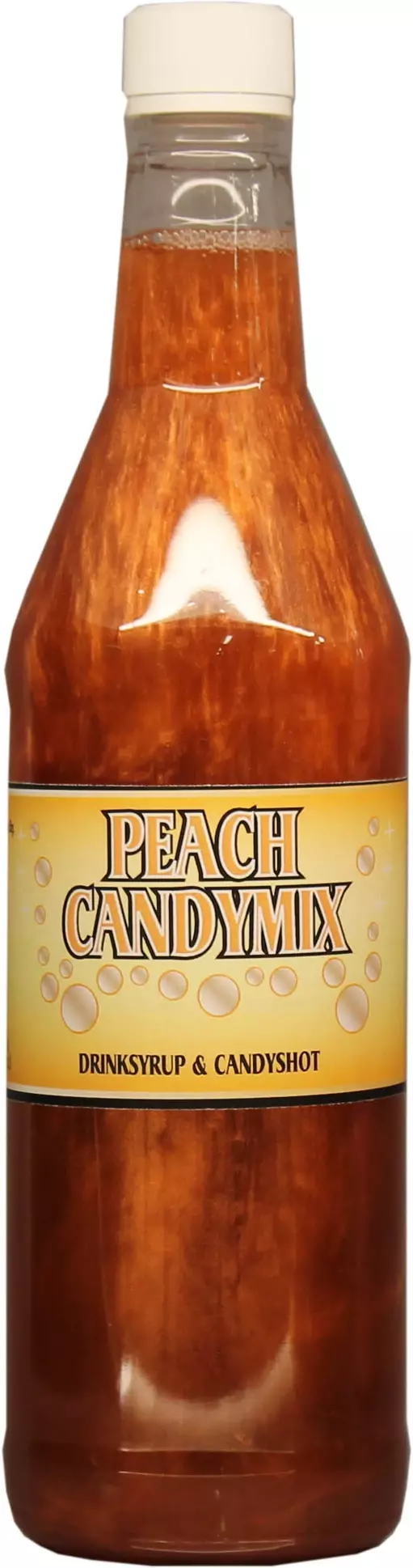 Peach candymix blandas till goda glittrande drinkar.