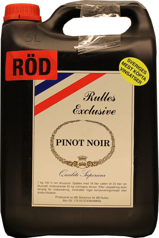 Pinot Noir Vinsats Rulles Exklusive