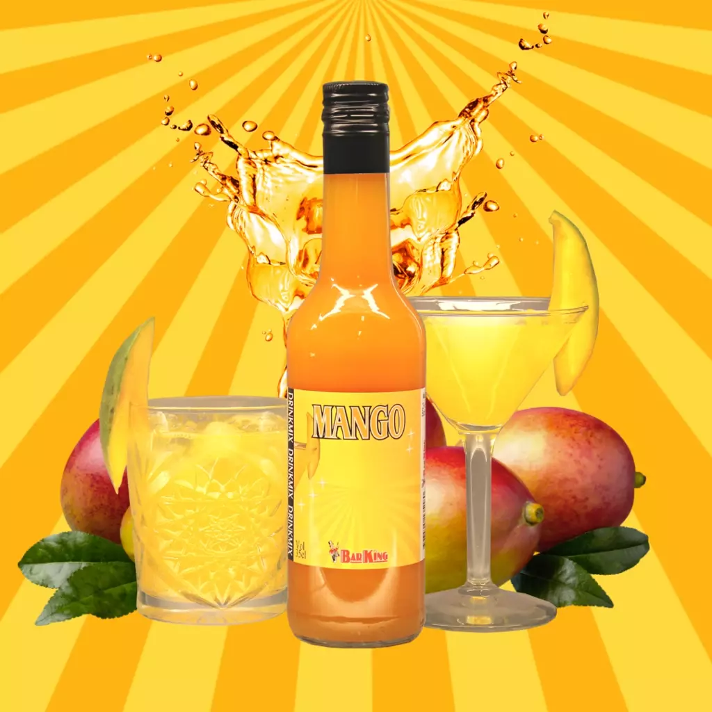 Mango drinkmix, perfekt mixer för att blanda goda mangodrinkar till festen.