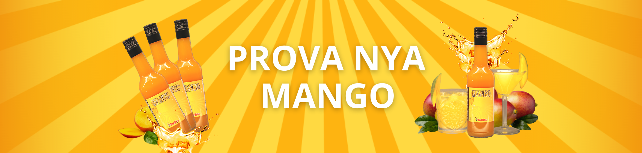 Nyhet hos BarKing - Mango drinkmix