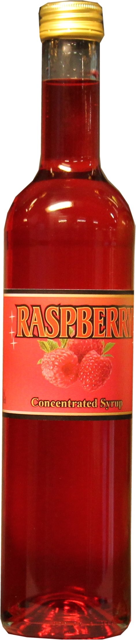 Raspberry syrup är en perfekt hallonsirap att blanda med dina hallondrinkar.